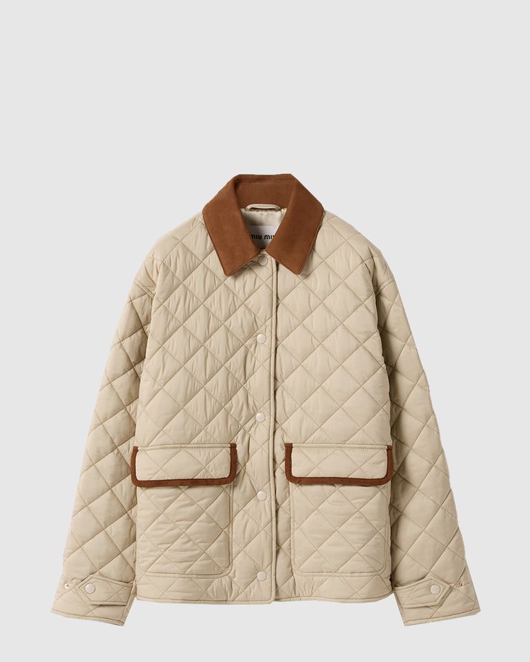 퀼팅 테크니컬 퐁제 블루종 - 데상트 패딩 레플리카 참고 이미지